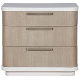 Cove Nightstand, Cerused Taupe-Furniture - Bedroom-High Fashion Home