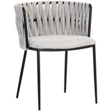 Sarai Dining Chair, Belfast Heather Grey-Furniture - Dining-High Fashion Home