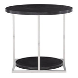 Silhouette Round Side Table-Furniture - Accent Tables-High Fashion Home