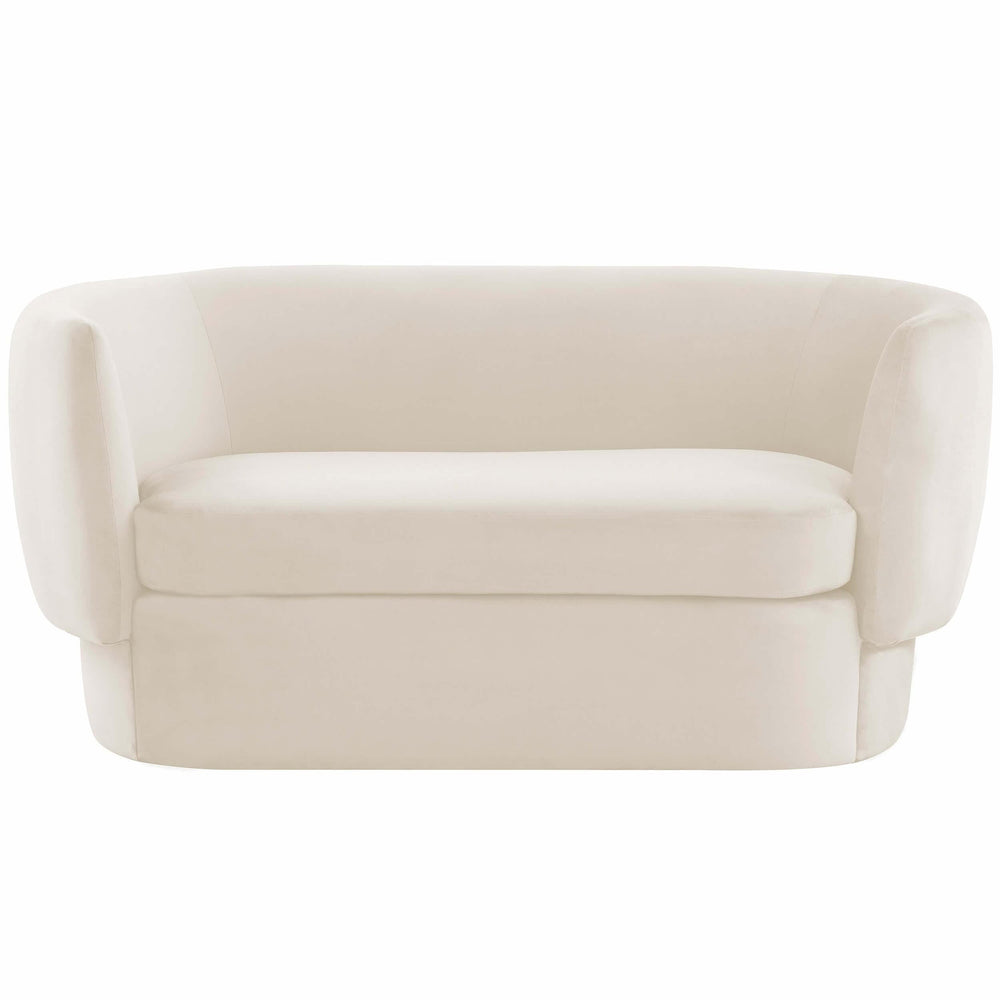 Isabella Loveseat, Cream – High Fashion Home