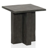 Terrell Outdoor End Table, Aged Grey