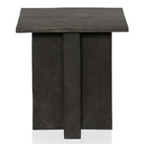 Terrell Outdoor End Table, Aged Grey