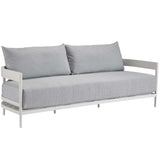 South Beach Outdoor Sofa, Granite-Furniture - Sofas-High Fashion Home