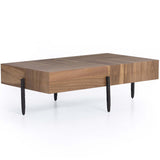 Indra Rectangular Coffee Table, Natural Yukas-High Fashion Home