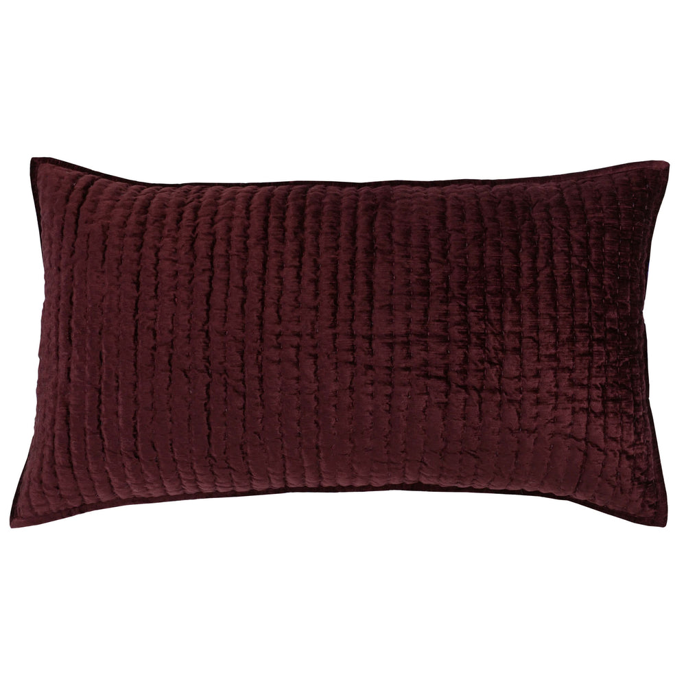 Bari Velvet Sham, Port-Furniture - Bedroom-High Fashion Home