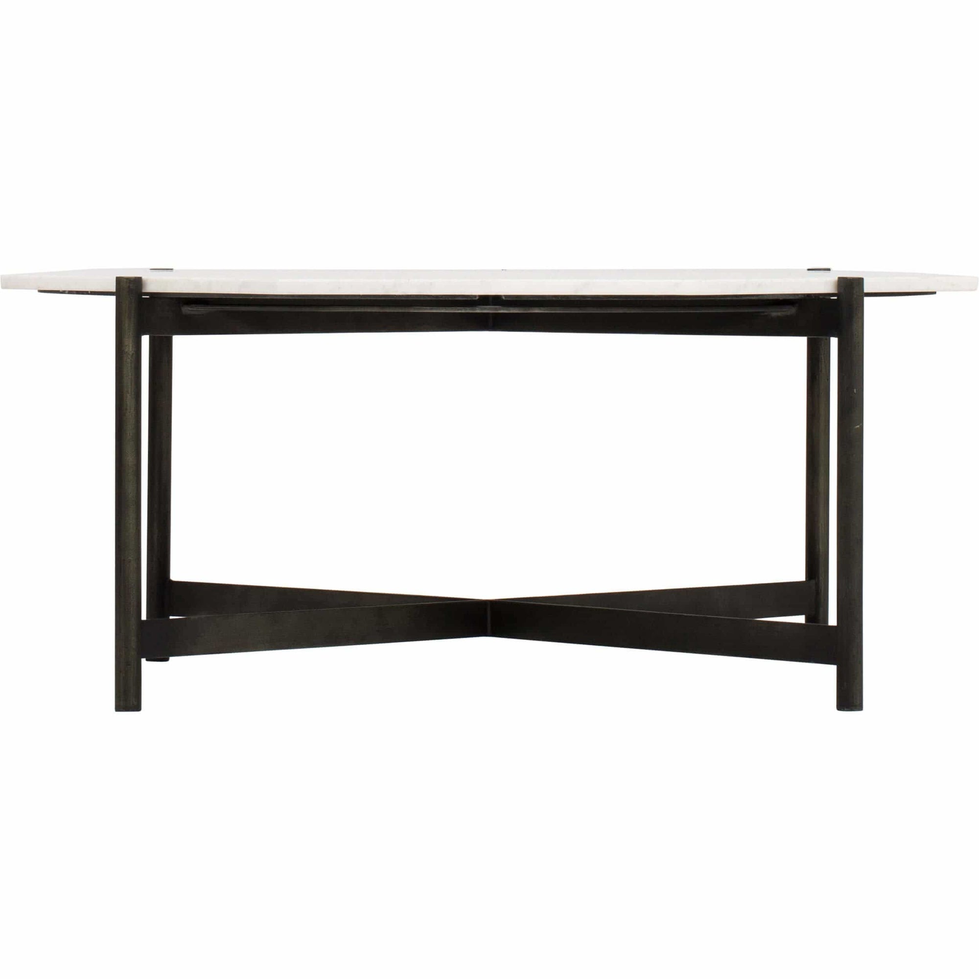 Adair Coffee Table, Hammered Grey – High Fashion Home