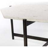 Adair Coffee Table, Hammered Grey - Modern Furniture - Coffee Tables - High Fashion Home