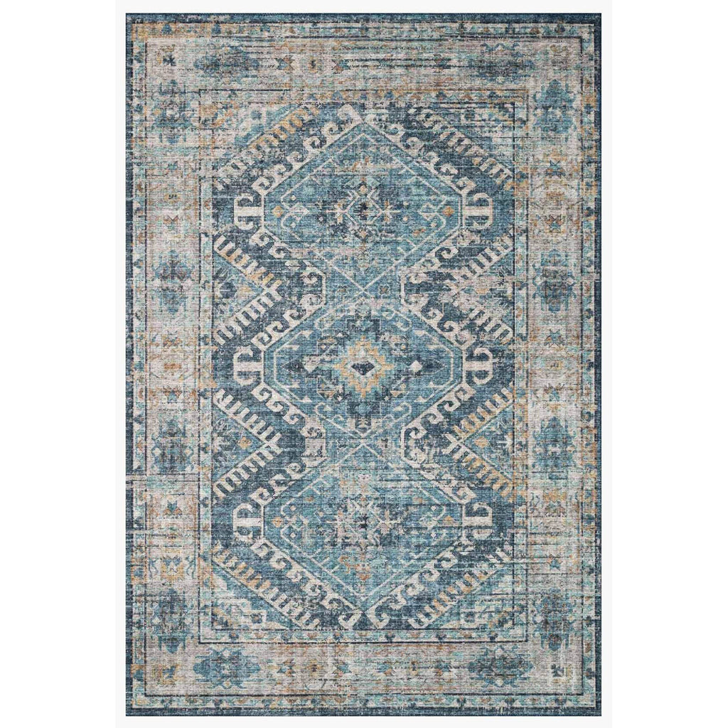 Loloi II Rug Skye SKY-03, Denim/Natural – High Fashion Home